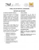 Ejemplo de reporte de revisión