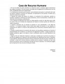 Como se da el Caso de Recurso Humano