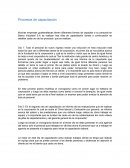 Procesos de capacitación