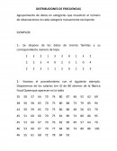 DISTRIBUCIONES DE FRECUENCIAS