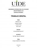 LENGUAJE INTEGRAL TRABAJO GRUPAL