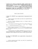 CONTRATO DE CESION DE DERECHOS SOBRE CERTIFICADOS DE APORTACION