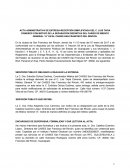 Acta administrativa de entrega-recepción simplificada