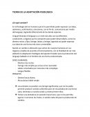 TEORIA DE LA ADAPTACIÓN FISIOLOGICA ¿En qué consiste?