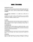 LAS DISCIPLINAS FILOSÓFICAS Y EL LUGAR DE LA ÉTICA EN LA FILOSOFÍA