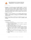 Procedimiento de corte con cartonero