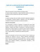 PAPEL DE LA ASOCIACIÓN DE INSTRUMENTADORAS QUIRÚRGICAS