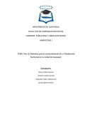 TEMA: Plan de Marketing para la comercialización de un Restaurante Nutricional en la ciudad de Guayaquil..