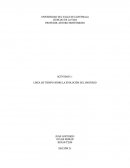 Actividad Linea de tiempo sobre la evolución del universo