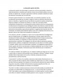 Análisis de la educación superior del niño