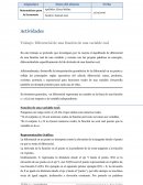 Coomo se da la Diferencial de una función de una variable real