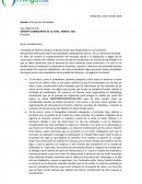 GERENTE SUBROGANTE DE LA COAC. MINGA LTDA