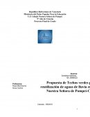 Proyecto Final de Grado, construcción de un techo verde