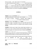 CONTRATO PRIVADO DE PRÉSTAMO PERSONAL