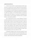 Mercados imperfectos Administración del Efectivo