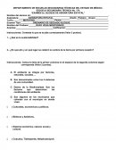 Examen. Bloque de asignatura estatal