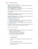 LA DESCRIPCION DE LOS SENTIMIENTOS- Textos descriptivos