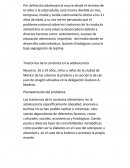 Trastornos de la conducta alimentaria