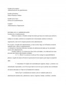 Historia de la administración