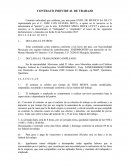 Contrato de trabajo CONTRATO INDIVIDUAL DE TRABAJO