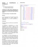 Practica 6. Decodificadores y Multiplexores