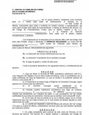 Fundo la presente demanda en los siguientes hechos y consideraciones de derecho Demanda Divorcio Incausado