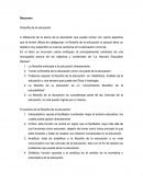 Reseña Filosofia de la educacion La filosofía enfocada a la educación directamente.