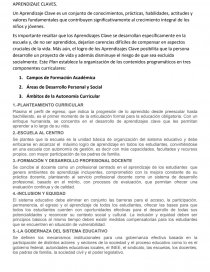 APRENDIZAJES CLAVES. PLANTEAMIENTO CURRICULAR. Página 1