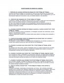 CUESTIONARIO DE DERECHO LABORAL