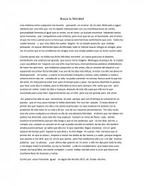 Ensayo sobre Busca tu felicidad. Página 1