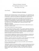 Definición de Información e Informática