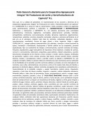 Pode General y Bastante para la Cooperativa Agropecuaria Integral