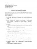 Lineamientos para el desarrollo del Trabajo de Investigación.