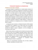 Educación basada en competencias Contexto en que surge el enfoque
