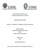 Calibración de un Manómetro de tipo Tubo de Bourdon