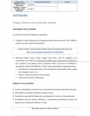 El futuro de la Educación Artística Trabajo: El futuro de la Educación Artística