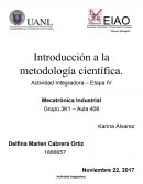 Actividad Integradora – Etapa IV Mecatrónica Industrial
