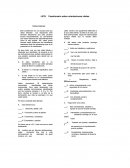 Ensayo sobre Cuestionario sobre orientaciones vitales