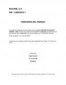 Por medio de la presente se hace constar que el ciudadano GUEVARA VELASQUEZ GABRIEL JOSÉ