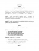 UNOS ESTATUTOS PARA UN SINDICATO