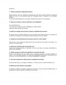 Actividad 1 1. ¿Cómo se describe la dignidad humana?