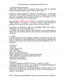 TRIPOLOGIA DE LA DIRECCION DE PROYECTO