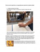 Plan de acción ergonómico y de seguridad para operación de taladro (Aldair)