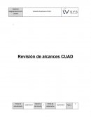 Revisión de alcances CUAD