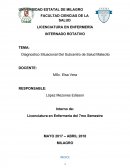 Diagnostico Situacional Del Subcentro de Salud Matecito