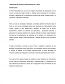 Las Ganancias del comercio internacional en el Perú