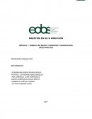 MÓDULO 1: TRABAJO EN EQUIPO, LIDERAZGO Y NEGOCIACIÓN