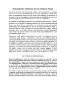 Antecedentes históricos de las armas de fuego