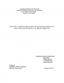 EFECTOS Y CONSECUENCIAS DEL USO DE MANGANESO EN LA SALUD DEL SER HUMANO Y EL MEDIO AMBIENTE