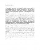 El origen de la tragedia resumen